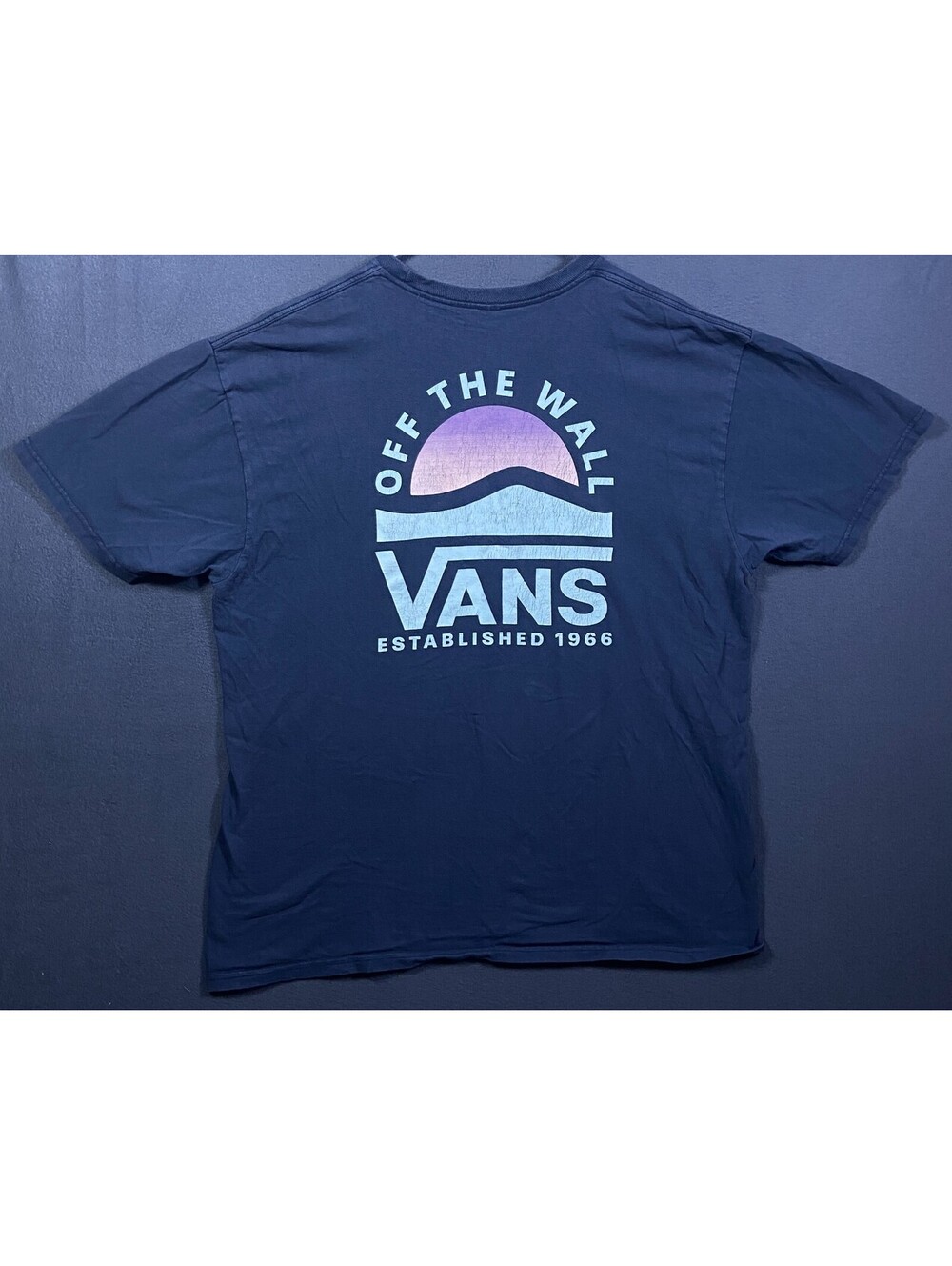VANS OFF THE WALL Adult Size Large T-Shirt 90s Skater Y2K Skateboarding Surfing
